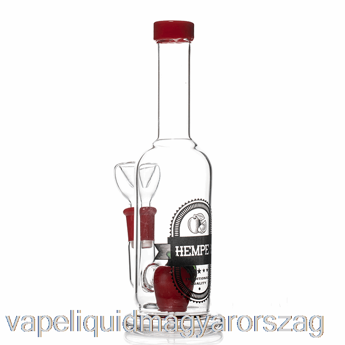 Hemper Almacider Bong átlátszó / Piros Vape Toll